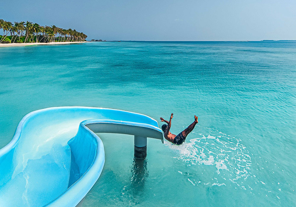 Vattenrutschkana, Siyam World. Maldiverna