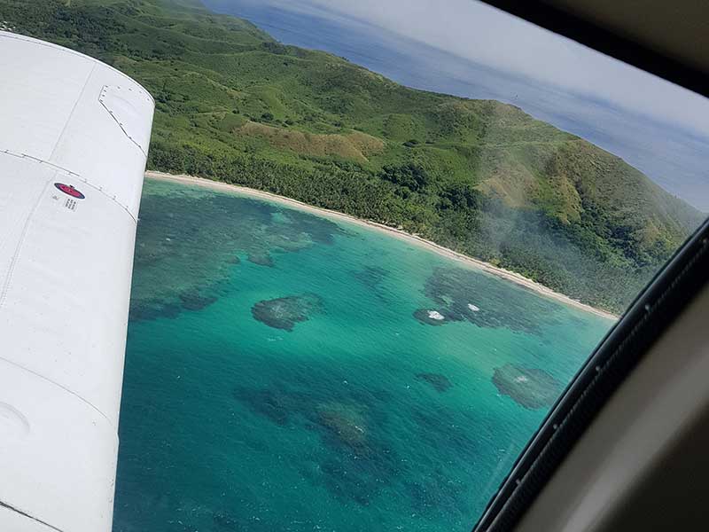 Flyg över Yasawa Island