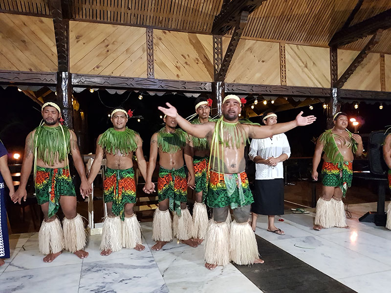Dansuppvisning på Samoa
