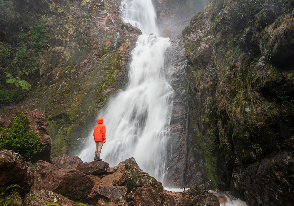 Montezuma Falls, Strahan. Bild: Tourism Australia